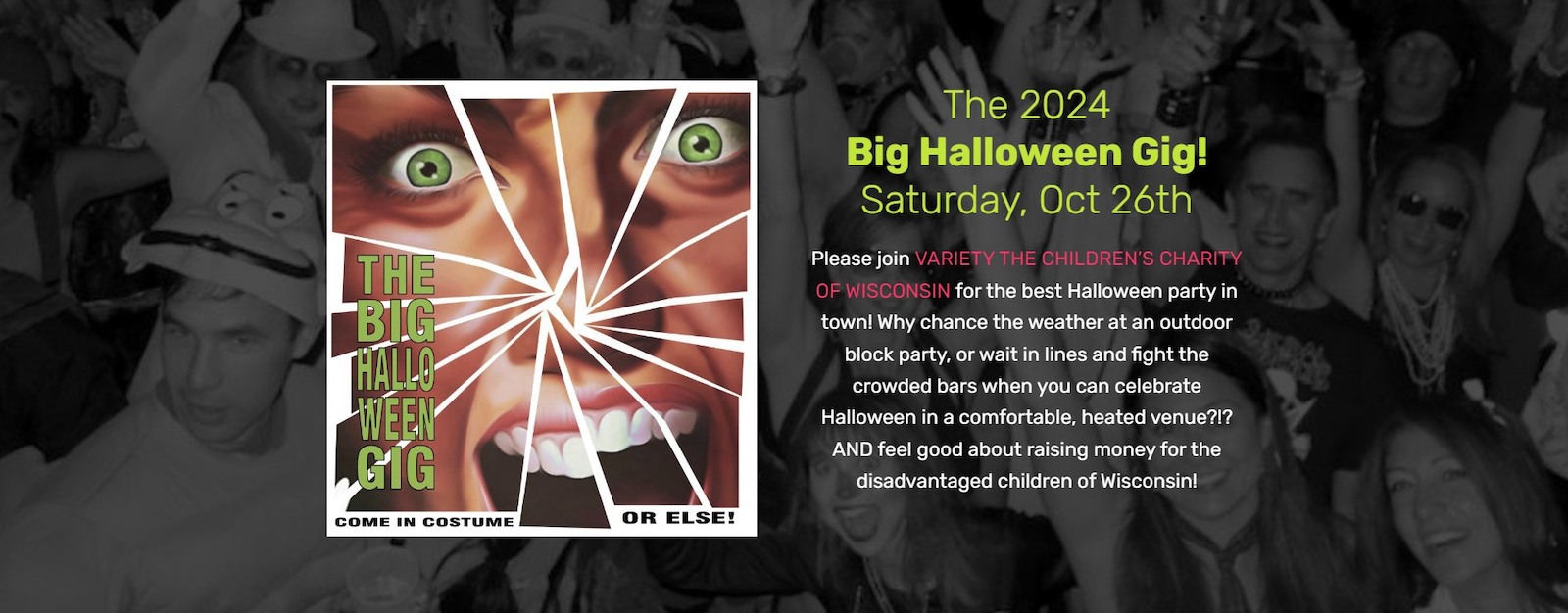 BIG HALLOWEEN GIG - Variety - the Children's Charity of Wisconsin